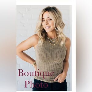 Zenana Tank Top- Mocha